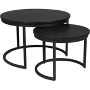 Starfurn - Salontafel Otik - Zwart - 70x70x45 cm