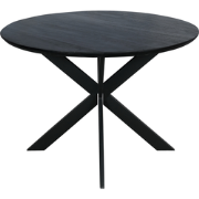 Starfurn - Eettafel Ferris - Zwart - 110x110x76 cm