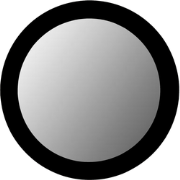 Starfurn - Spiegel Dide - Zwart - 3x40x40 cm