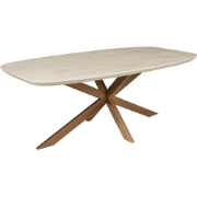 Starfurn - Eettafel Madison - Beige - 100x280x76 cm