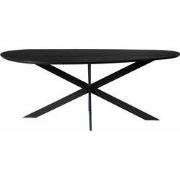 Starfurn - Eettafel Lou - Zwart - 110x240x76 cm