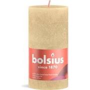 Rustiek stompkaars shine 130 x 68 mm Oat beige kaars