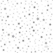 Servet l33 b33 cm silver stardust 20st