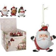 Hanging Deco Xmas Figures 3ass