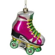 Ornament Rollerskate glas Multi 10.1cm