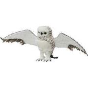 Uil kunstbont l17b68h24 cm grijs kerst