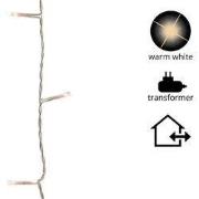 2 stuks - LED ricelights buiten/18m-240L/transparant/warm wit