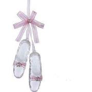 Ornament acryl balletschoenen l15cm