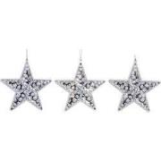 4.5 inch Star Orna X 3. 5x5x10 cm kerstornament