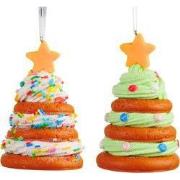 3 inch Clay Dough Cookie/ Candy Tree Orna X 2. 5x5x10 cm kerstornament