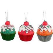 2.75 inch H Clay Dough Cup Cake Orna X 3. 5x5x10 cm kerstornament
