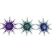 5.9 inch Snowflake Orna X 3. 5x5x10 cm kerstornament