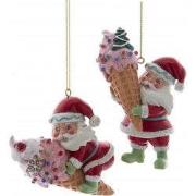 Resin ijs Santa 2A 9,5 cm ornament