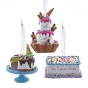 Pastel ijstaart 3A 9 cm ornament