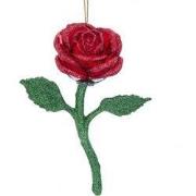 Plastic rozet 12 cm ornament