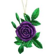 Plastic rozet 14 cm ornament II