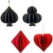 Papieren pook 4A 10 cm ornament