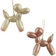 Plastic ballon hond 2A 9 cm ornament II