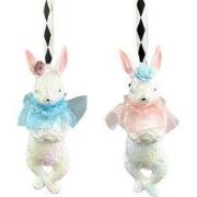 Plastic konijn 2A 9,5 cm ornament