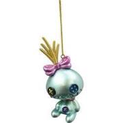 PVC 3D Scrump metallic 9 cm ornament