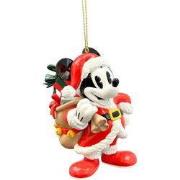 PVC 3D Mickey vintage kerstman 10 cm ornament