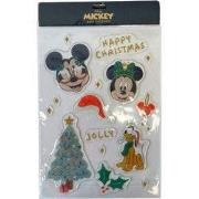 Raamstickers PVC Mickey&Friends glitter gel A3 40 cm