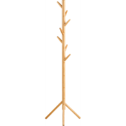 Guss bamboe staande kapstok naturel - 163 x 50 cm