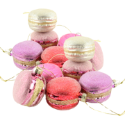 MISOU Kerstballen - Kerst Ornament - Set van 12 - Macaron - Ornamenten...