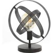 Tafellamp Zwart Metaal - 32x28x38cm - Cosmos Mesh