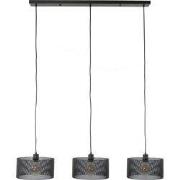 Hanglamp Rond - 3-Lichts - Zwart Metaal - 120x30x150cm