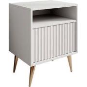 Meubella - Nachtkastje Winq - Wit