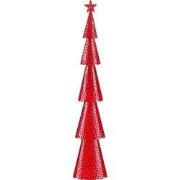 Mica Decorations Decoratie Kerstboom - L18 x B9 x H91 cm - IJzer - Roo...