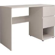 Meubella - Bureau Brussel - Wit - 115 cm