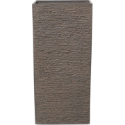 GAZA - Plantenbak - Donkerbruin - 40 cm - Stenenmix