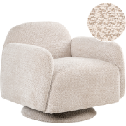 AAPUA - Fauteuil - Beige - Stof