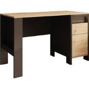 Meubella - Bureau Stratosphere - Eiken - 122 cm