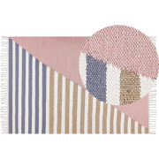 ENGIZ - Modern vloerkleed - Multicolor - 140 x 200 cm - Wol