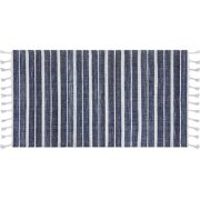 BADEMLI - Vloerkleed  - Donkerblauw - 80 x 150 cm - Synthetisch