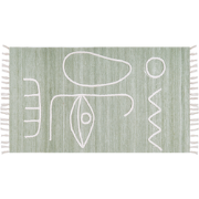 YAVU - Modern vloerkleed - Lichtgroen - 80 x 150 cm - Polyester