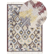 FENER - Jute vloerkleed - Multicolor - 140 x 200 cm - Jute