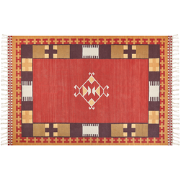 PARAKAR - Vloerkleed - Meerkleurig - 200 x 300 cm - Katoen