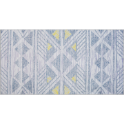 KARGI - Laagpolig vloerkleed - Lichtgrijs - 80 x 150 cm - Polyester