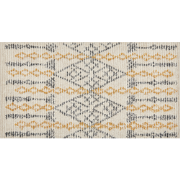 KADAPA - Laagpolig vloerkleed - Beige - 80 x 150 cm - Katoen