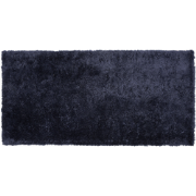 EVREN  - Shaggy vloerkleed - Donkerblauw - 80 x 150 cm - Polyester