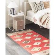 LORUT - Kelim vloerkleed - Meerkleurig - 80 x 150 cm - Katoen