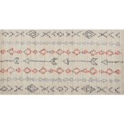 DISPUR - Laagpolig vloerkleed - Lichtbeige - 80 x 150 cm - Katoen