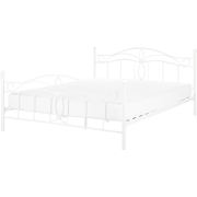 ANTLIA  - Tweepersoonsbed - Wit - 160 x 200 cm - Metaal