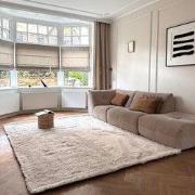 Hoogpolig vloerkleed Furr beige - Interieur05 - Polyester