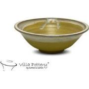 Villa Pottery  Gele schaal Cote D'Azur  - 24x9