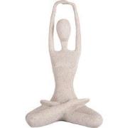 Present Time - Beeld Stretched Lotus - Lichtgrijze